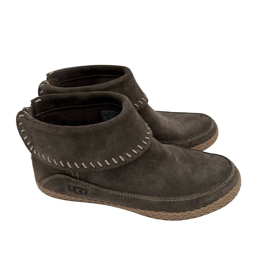 Ugg Varney Suede Moccasin Booties-Worn Once